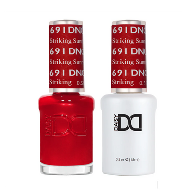 DND Duo gel polish 691 Striking Sunrise