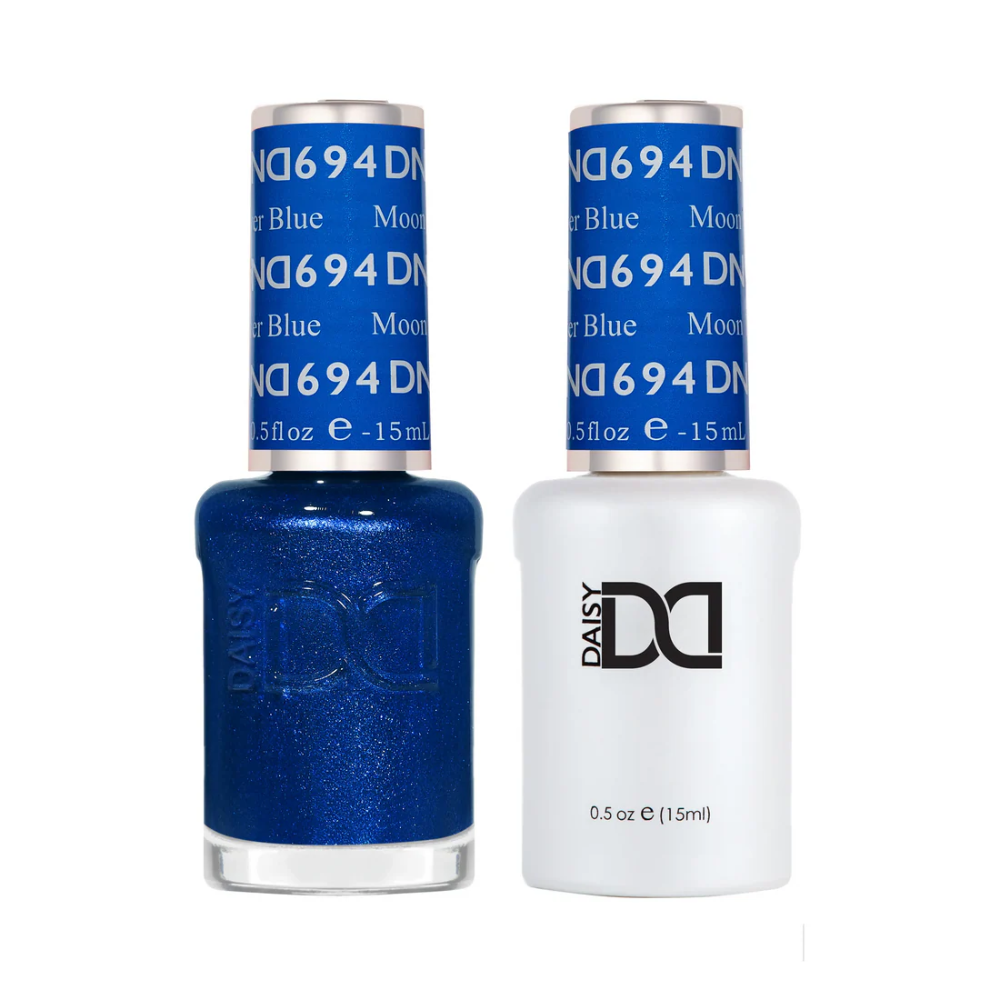 DND Duo gel polish 694 Moon River Blue