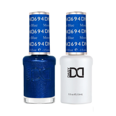 DND Duo gel polish 694 Moon River Blue