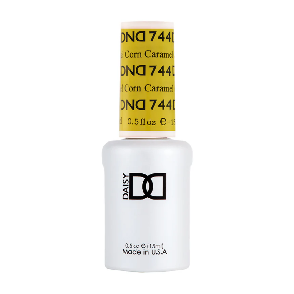 gel bottle of DND Gel Polish - 744 Caramel Corn