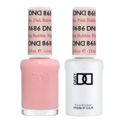 8686 Pink Bubble Gel & Polish Duo by DND