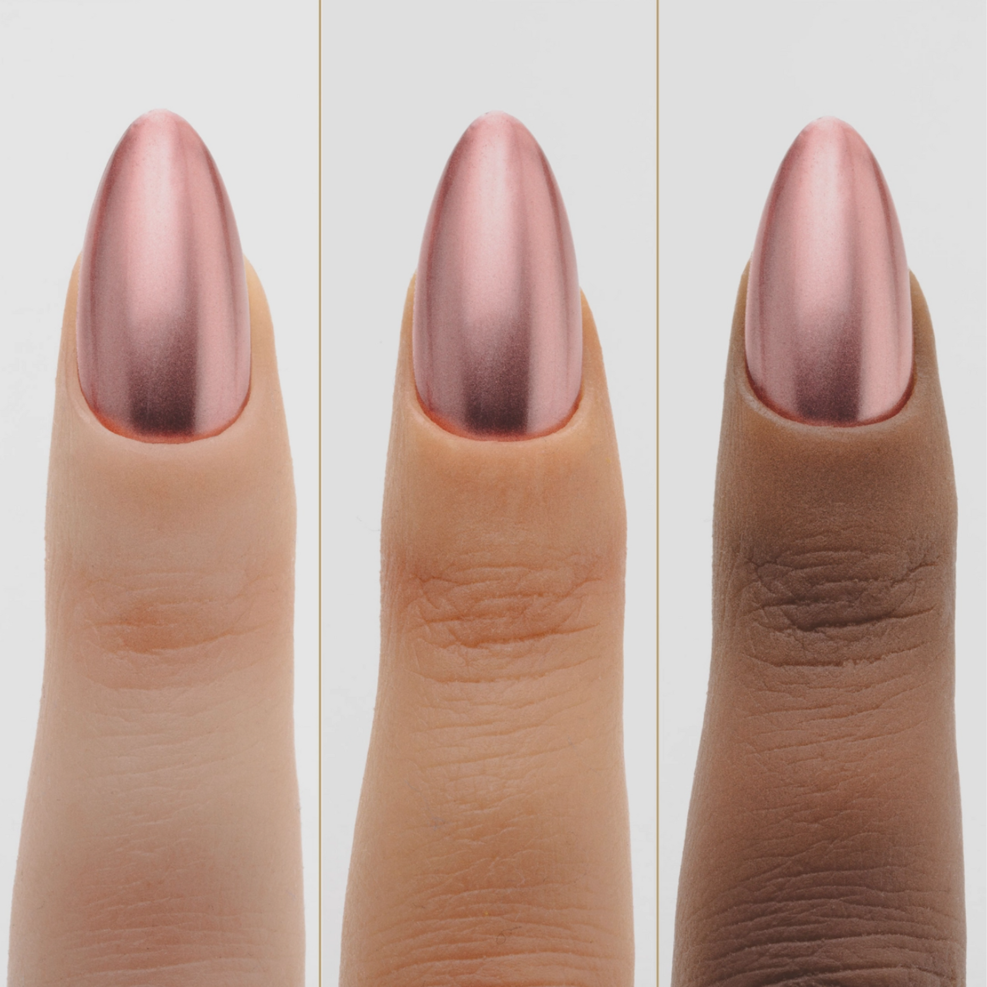 hands wearing Apres 803 Pink Lotus Silk Cover