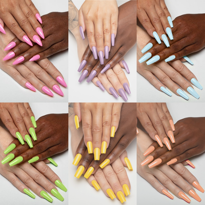 Apres Spring Gel Couleur 6pc Bundle - Egg-cellent Pastels