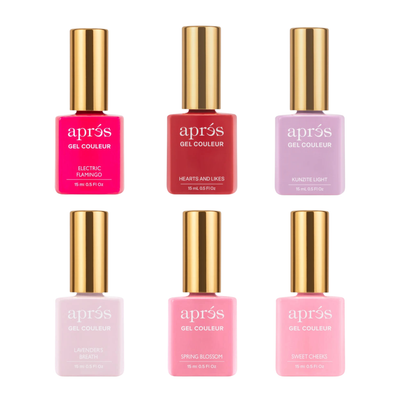 Apres Gel Couleur Valentines 6pc Bundle - Sweetheart Shades