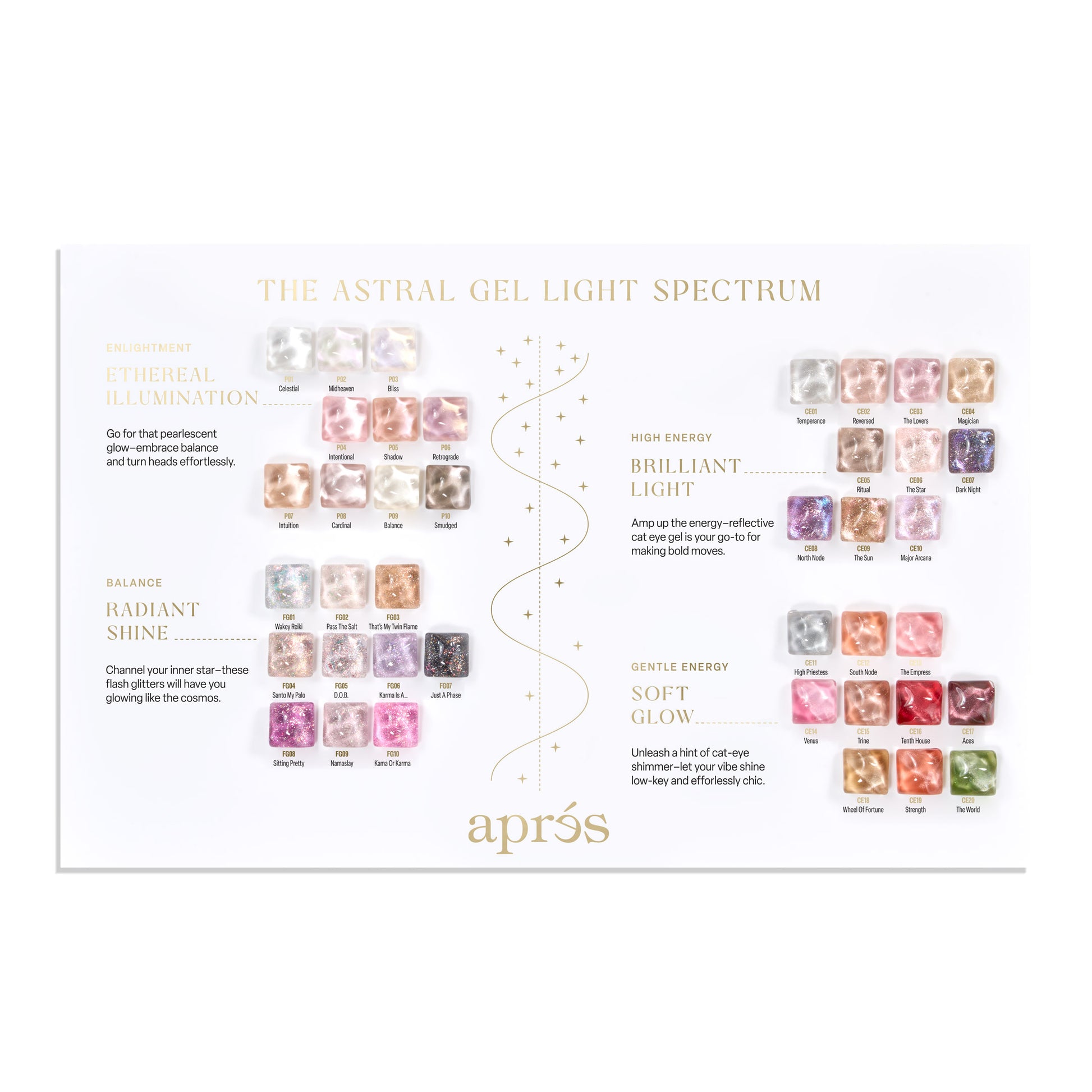 Apres Astral Gel - Etheral Illumination Collection - 10 Colors