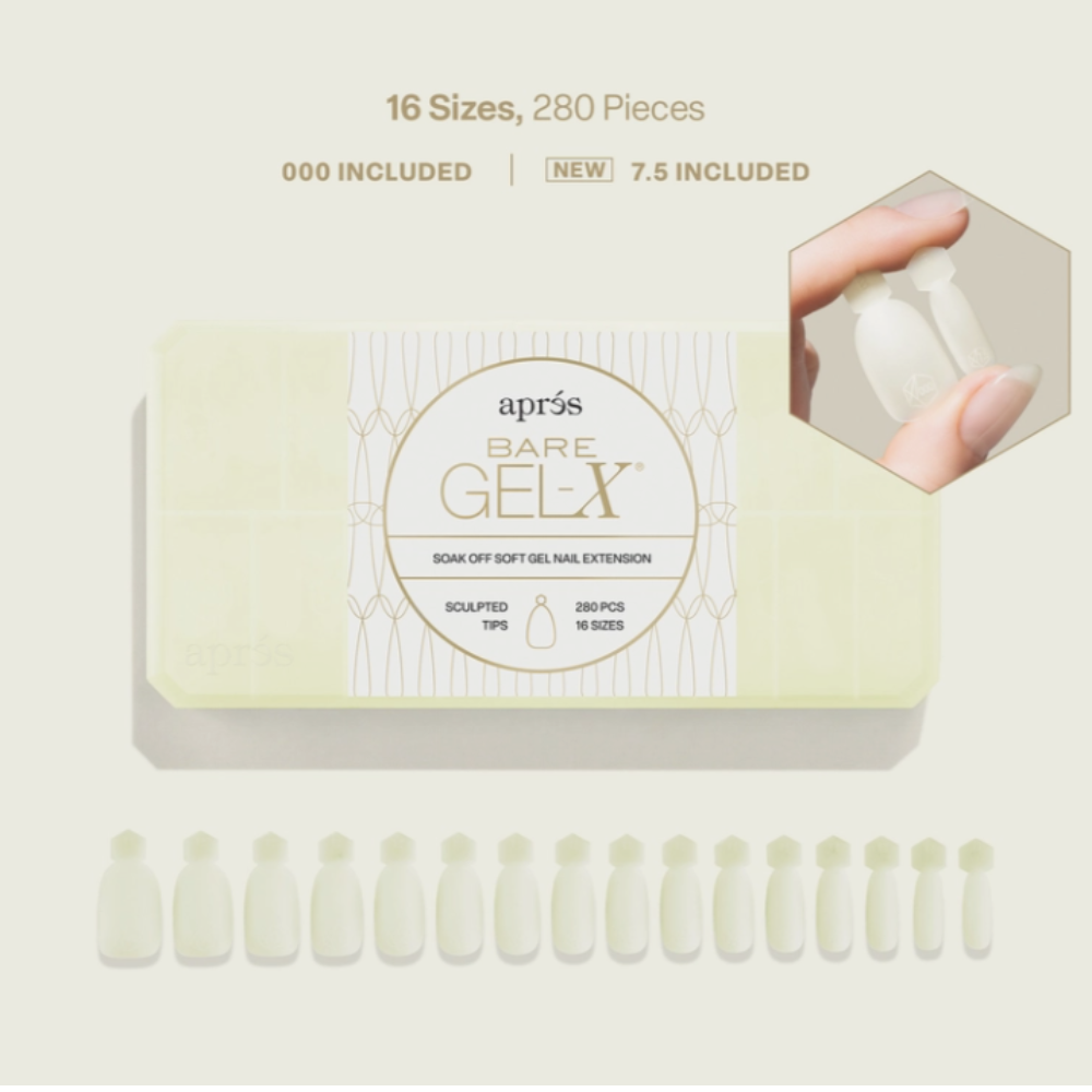 Apres Bare Gel-X Sculpted Tipbox (280pc) box 2
