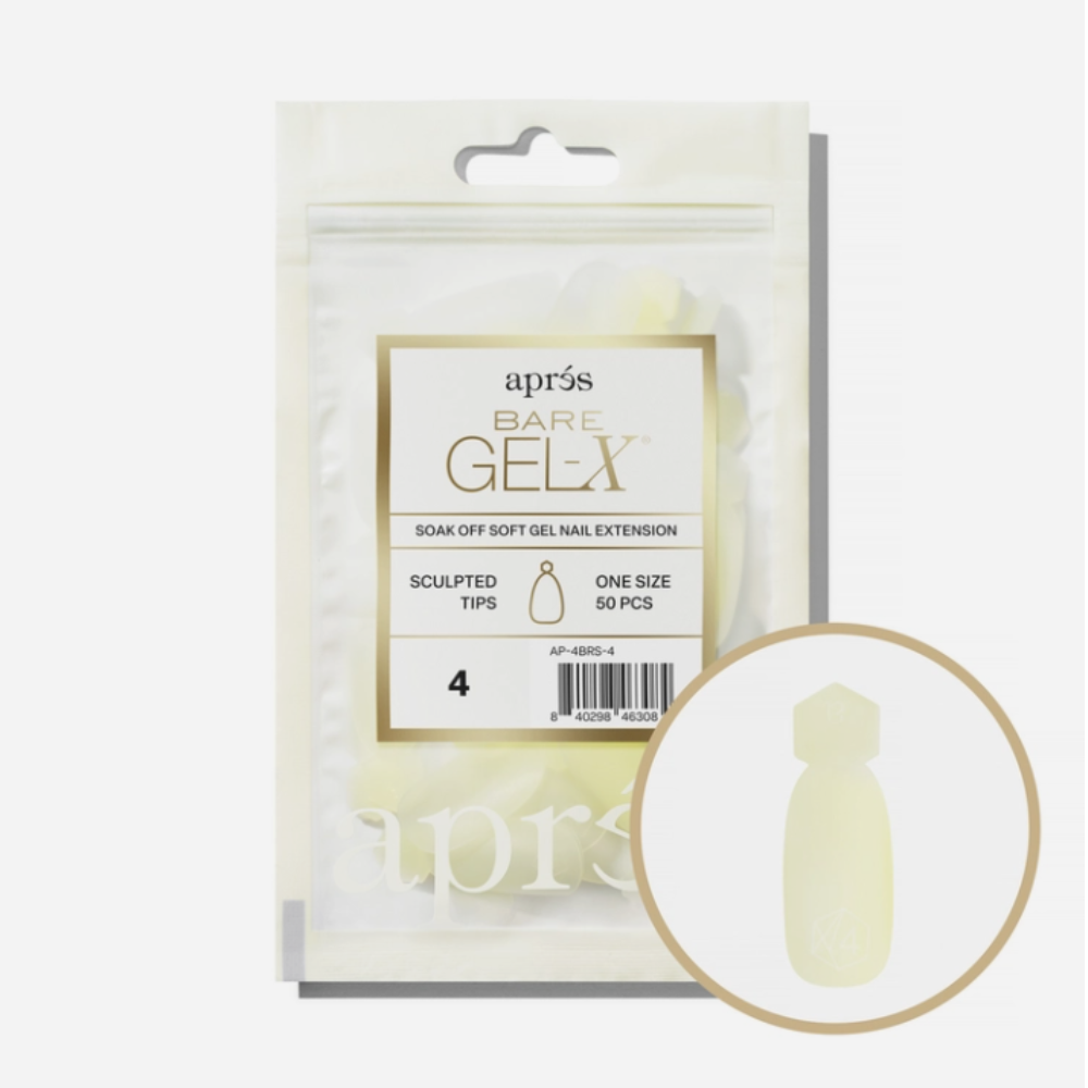 Apres Bare Sculpted Gel-X Tips 50pc #4