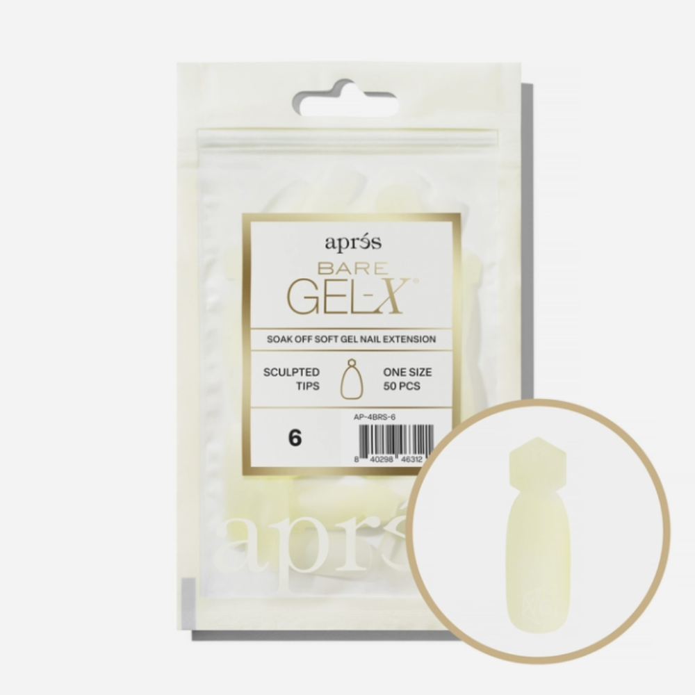 Apres Bare Sculpted Gel-X Tips 50pc #6