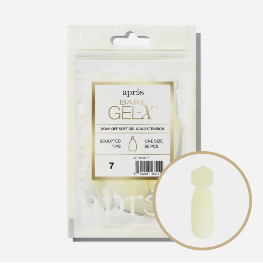 Apres Bare Sculpted Gel-X Tips 50pc #7