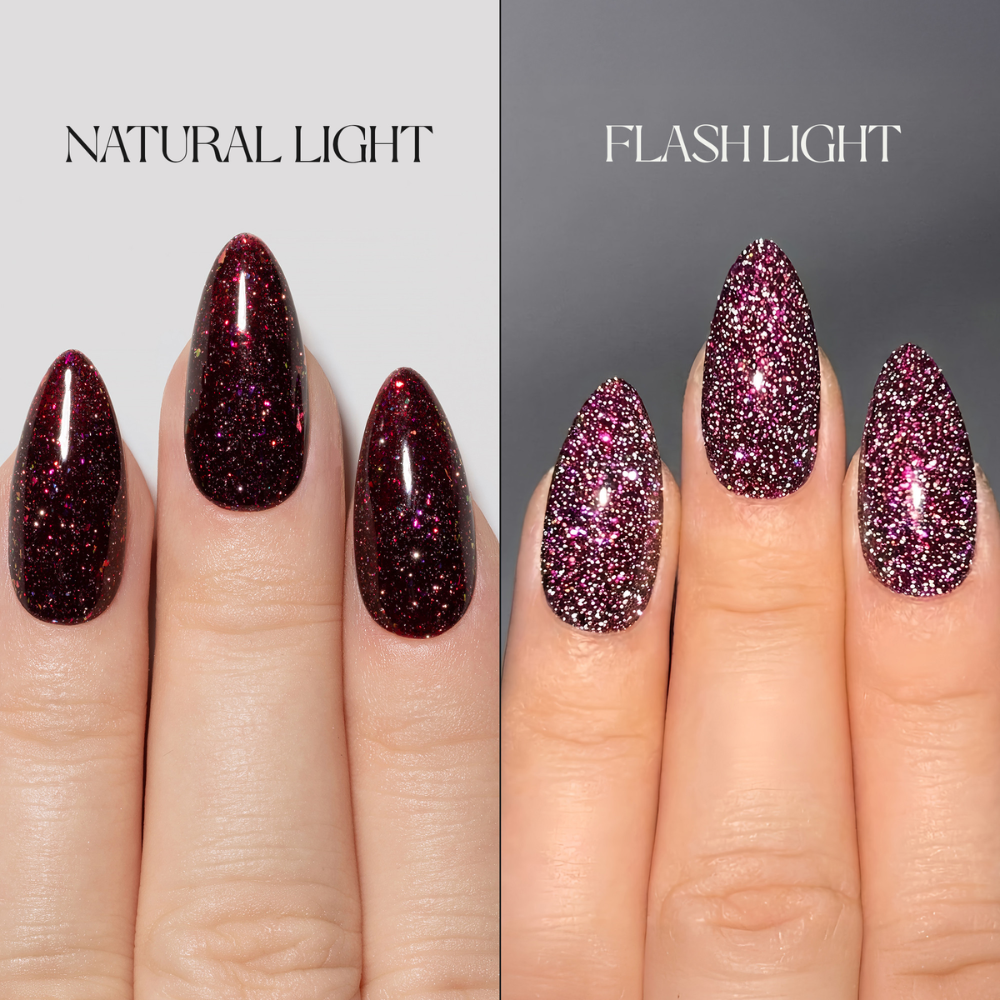 Apres Enigmatic Gel - FG19 Night Bloom swatch 3