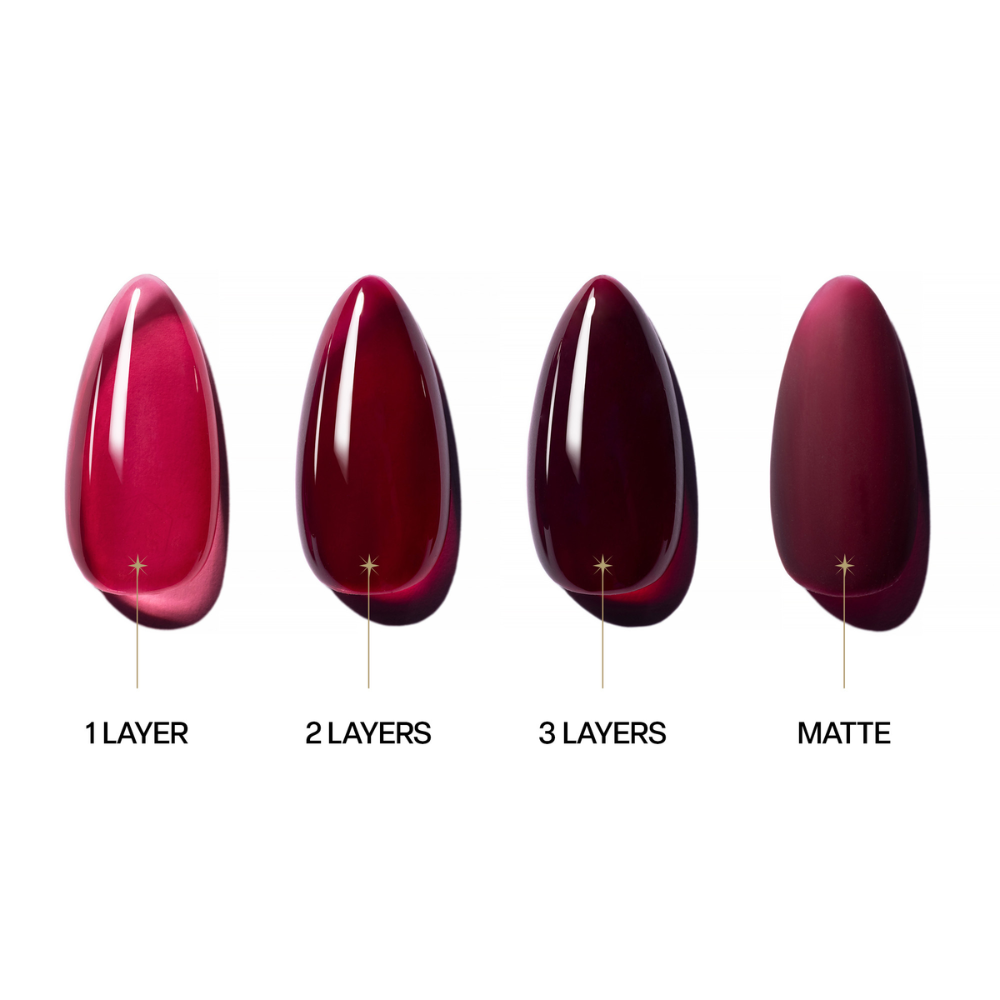 Apres Enigmatic Gel - J21 Midnight Sangria swatch 2