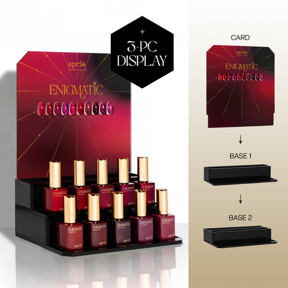 Apres Enigmatic Gel Collection - 10 Colors display