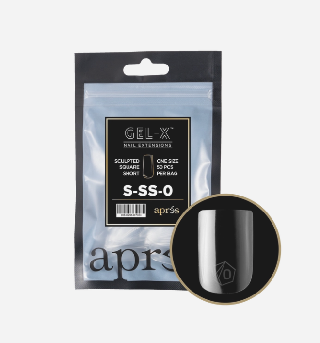 Apres Gel-X Refill Tips 2.0 (50pc) - Sculpted Short Square 0