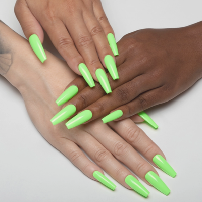 Apres Gel Couleur (HEMA-free, TPO-free) - 204 Lime Pop hand