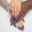 Apres Gel Couleur (HEMA-free, TPO-free) - 336 Eggplant Emoji hand