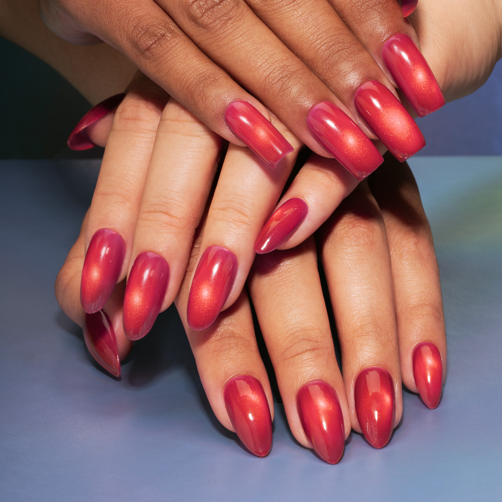 Apres Prismatic Gel - CE25 Dual Cherry hand