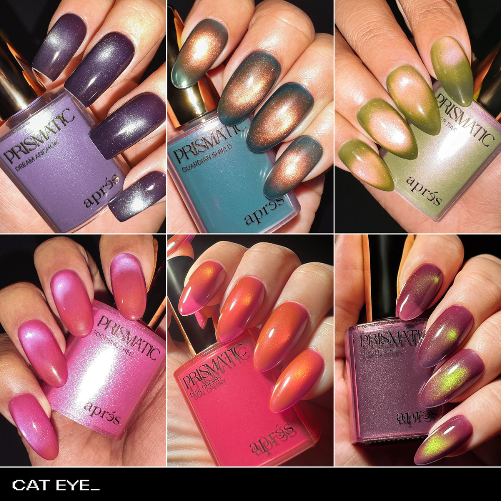 Apres Prismatic Gel Collection - 18 Colors cat eye