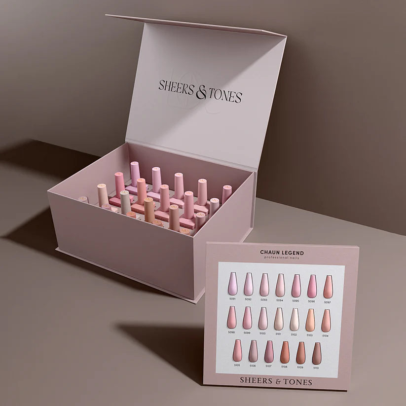 Chaun Legend Sheers & Tones Collection - 20 Colors Swatch