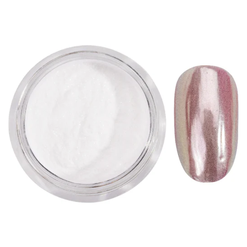 White Glazed Chrome Powder by Mia Secret 