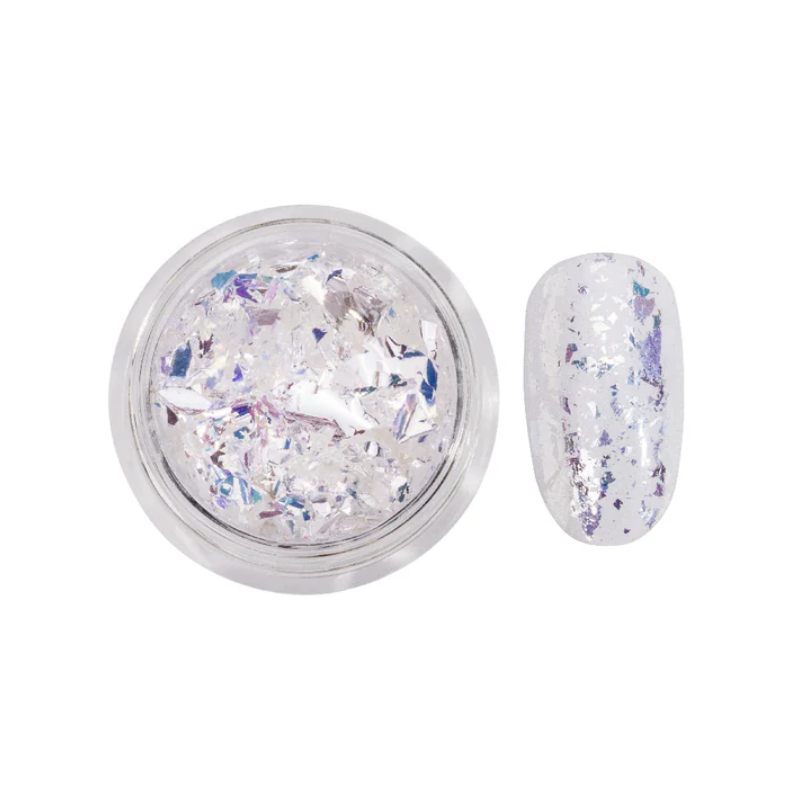 Silver Flakes Chrome Powder by Mia Secret 