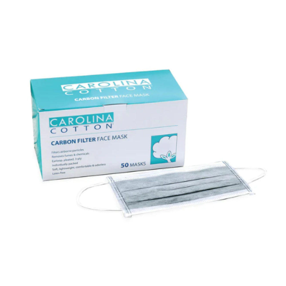 Carolina Cotton Carbon Mask 50pc