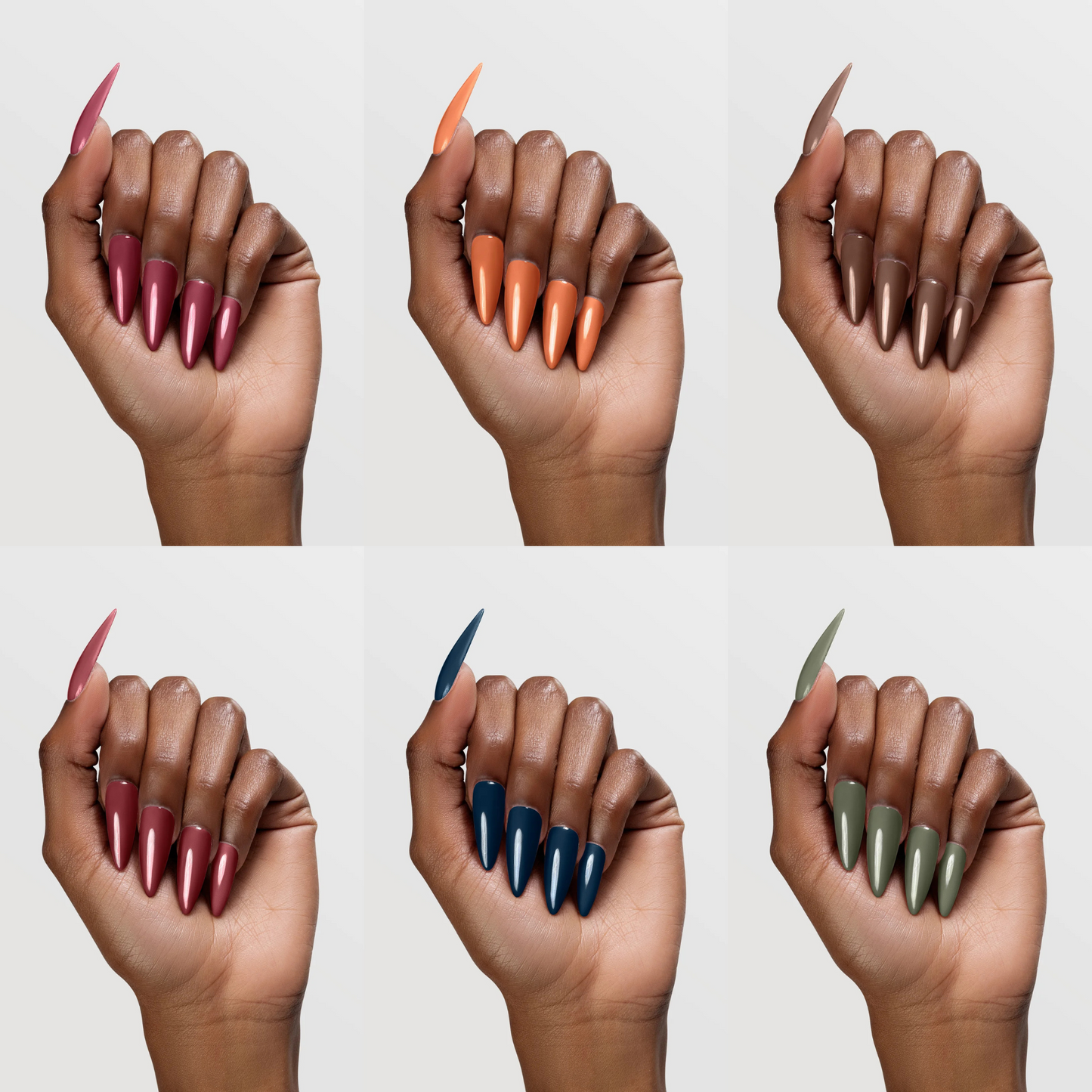 swatch of Chaun Legend Volume 2 fall nail colors 