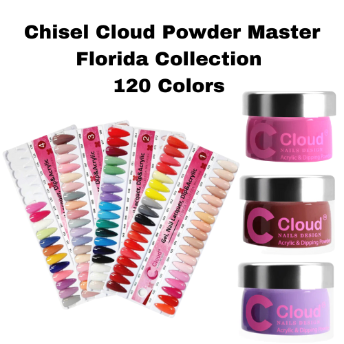 Chisel Cloud Powder Master Florida Collection - 104 Colors