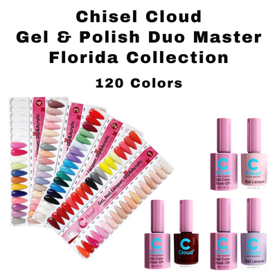 Chisel Cloud Gel & Polish Duo Master Florida Collection - 120 Colors