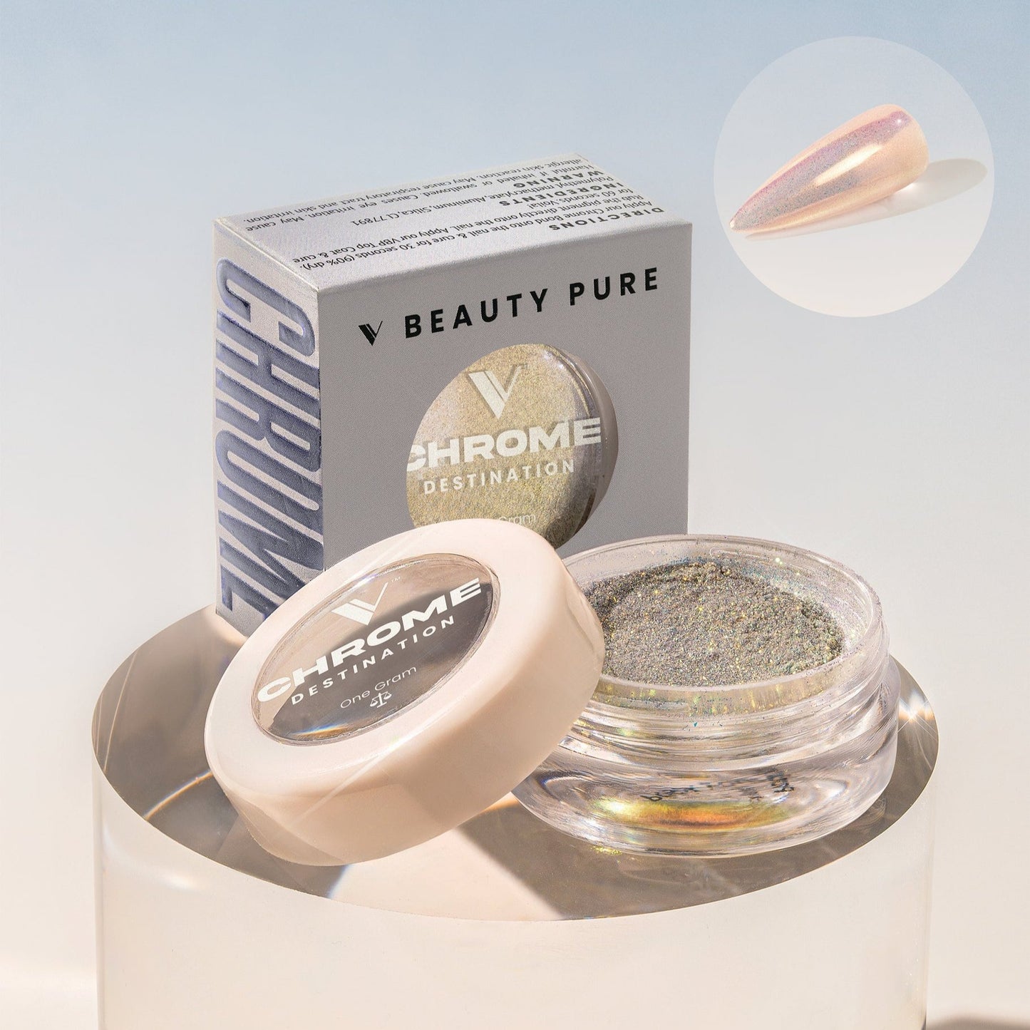 Destination Chrome Powder by V Beauty Pure