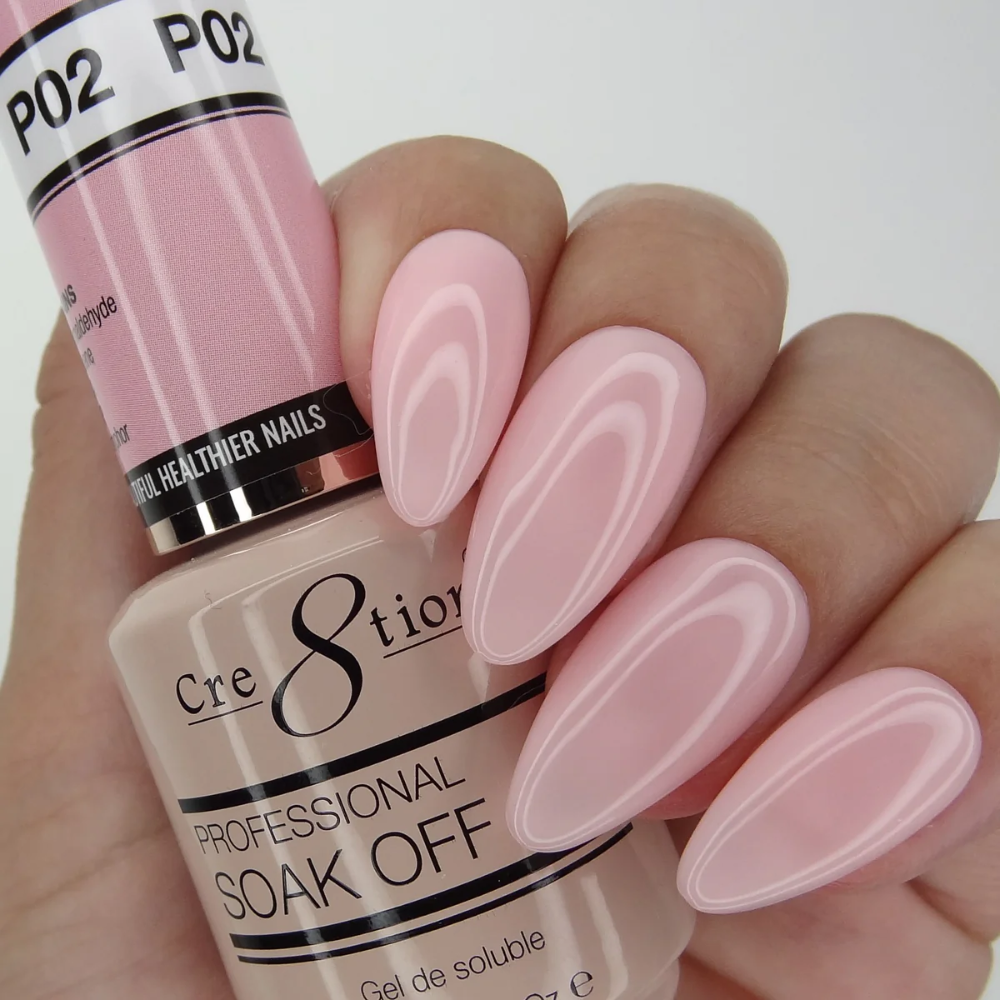 Cre8tion French Gel - P02 Sweet Pink ex 1