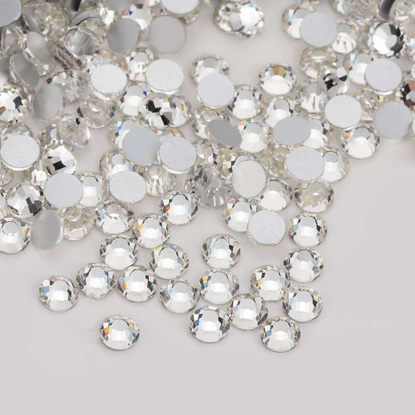 Mixed Crystal Flatback Assorted Pack - Crystal