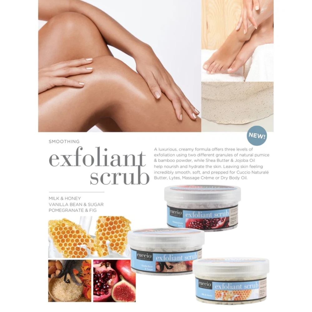 Cuccio Exfoliant Scrub 16oz info