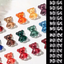 Cute 3D Bear Swatch Board 120pc color