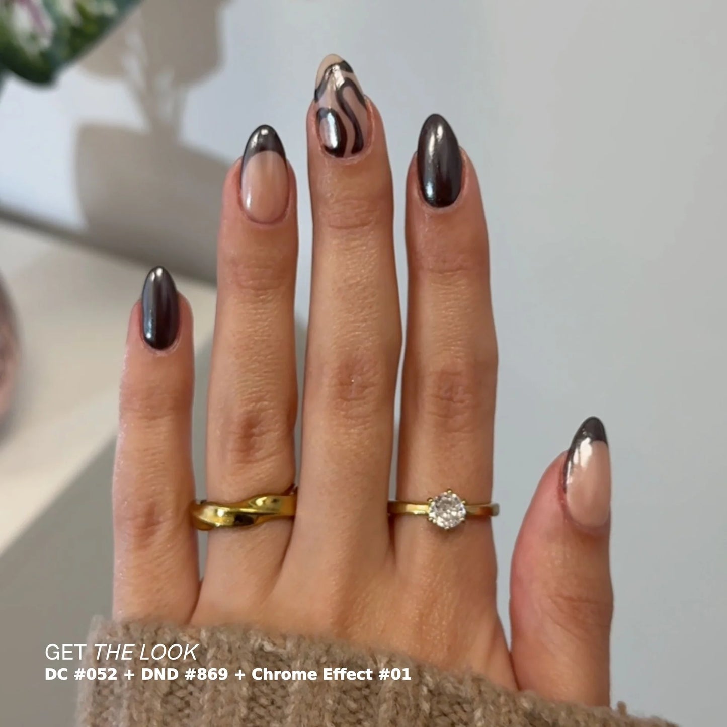 DND Chrome Effect - 01 White Pearl