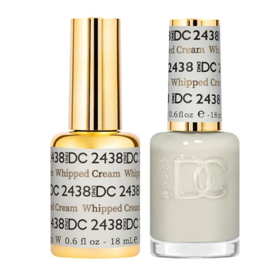 2438 Whipped Cream Gel & Polish Duo by DND DC