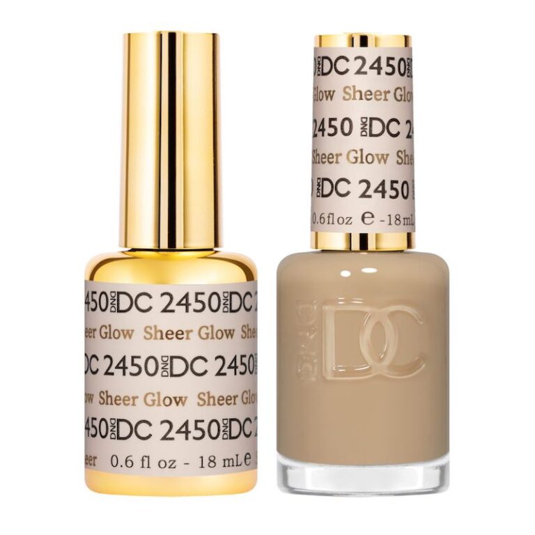 2450 Sheer Glow Gel & Polish Duo by DND DC