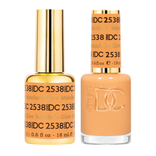 2538 Mandarin Glow Gel & Polish Duo by DND DC