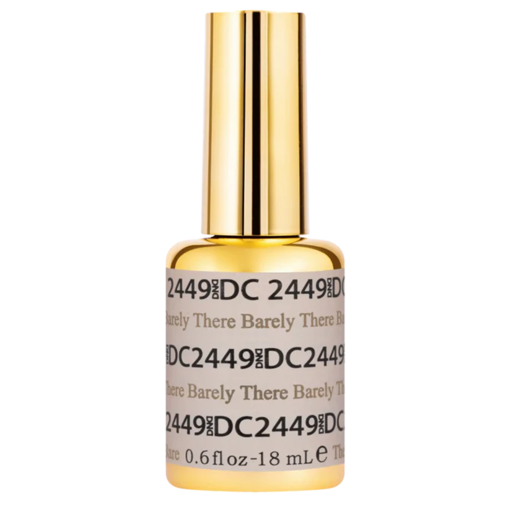 Gel bottle of DND DC Gel 2449 Barely There