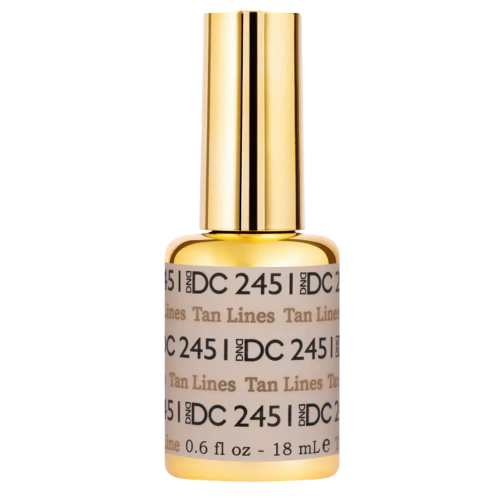 Gel bottle of DND DC Gel 2451 Tan Lines