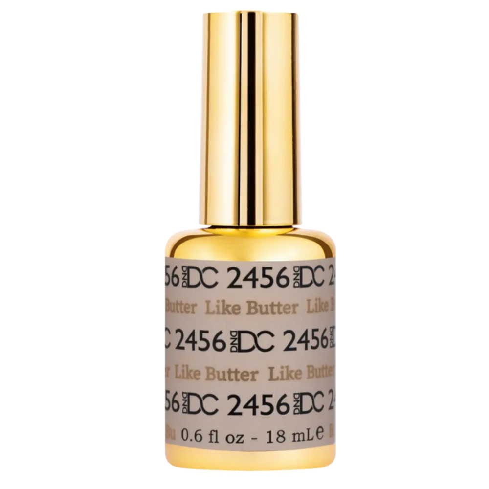 Gel bottle of DND DC Gel 2456 Like Butter
