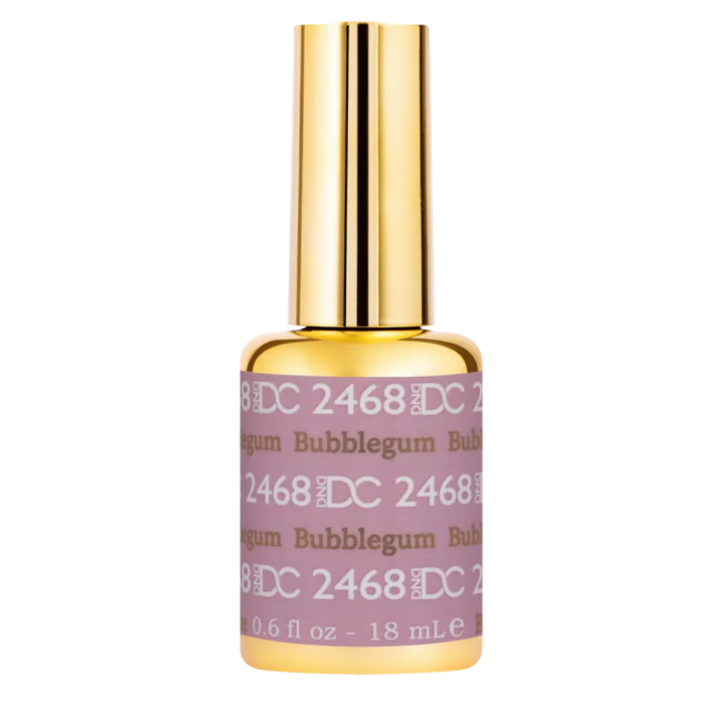 Gel bottle of DND DC Gel 2468 Bubblegum
