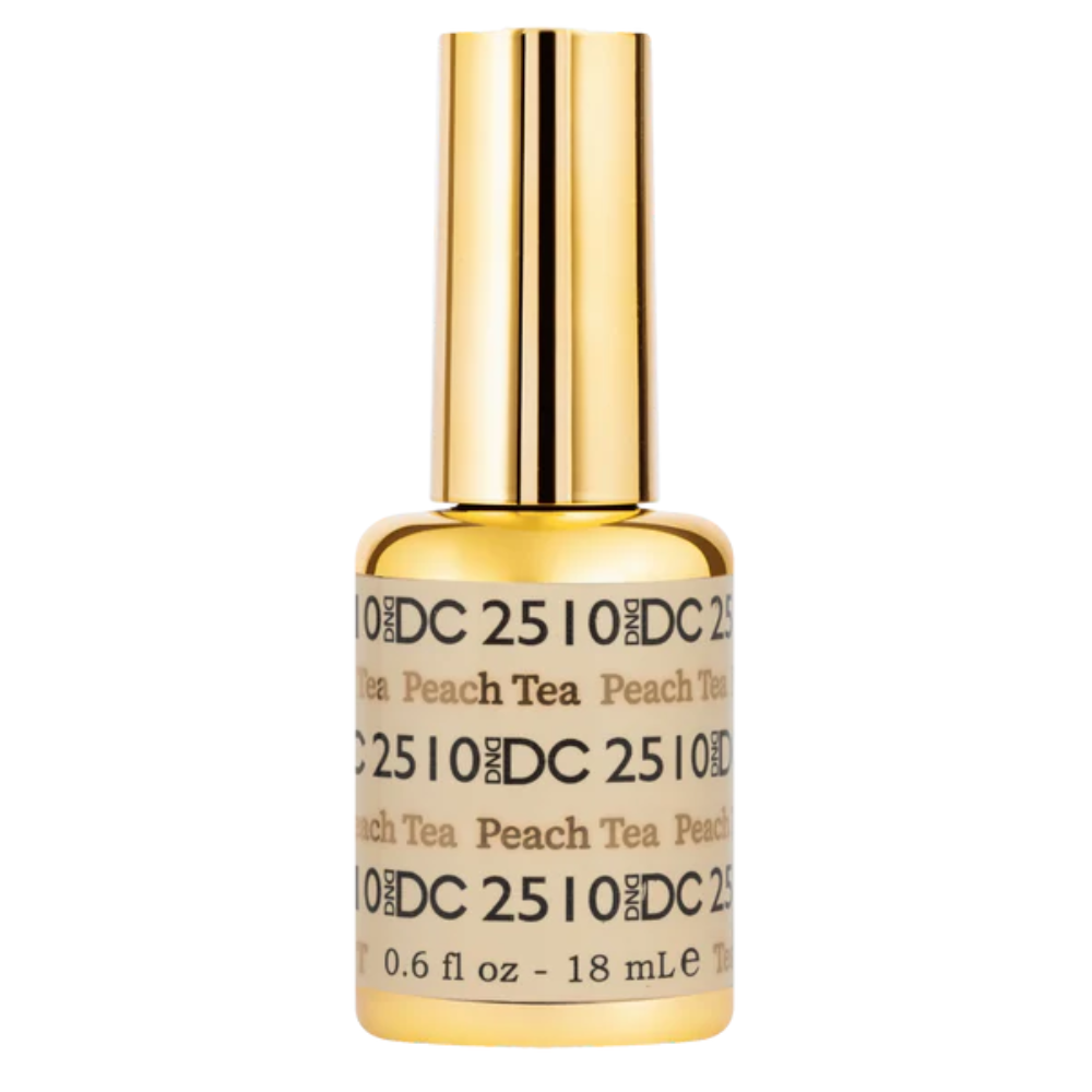 Gel bottle of DND DC Gel 2510 Peach Tea