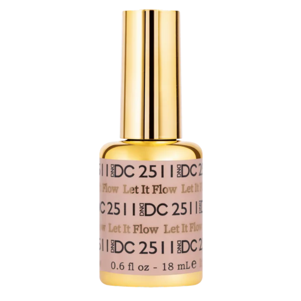 Gel bottle of DND DC Gel 2511 Let It Flow