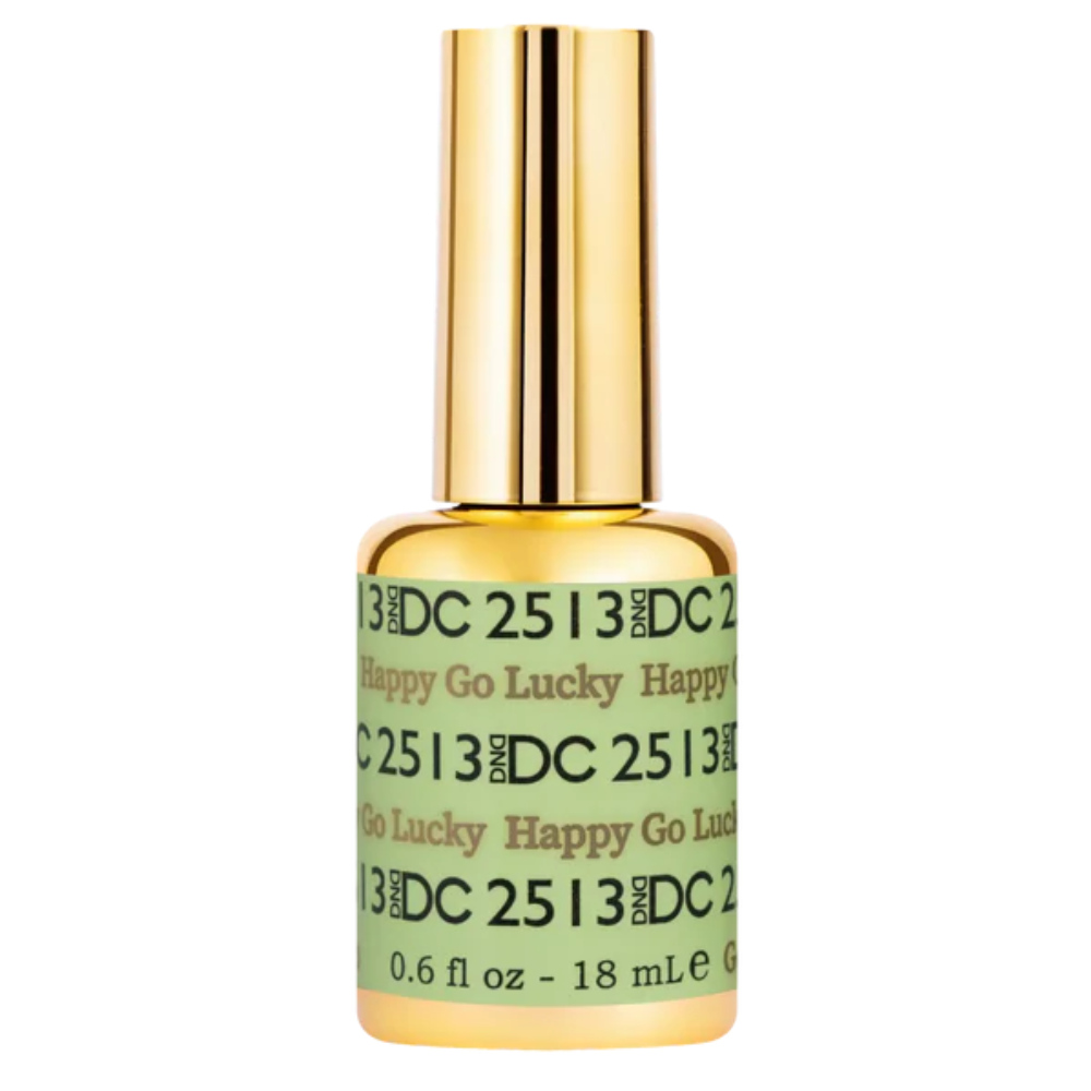 Gel bottle of DND DC Gel 2513 Happy Go Lucky