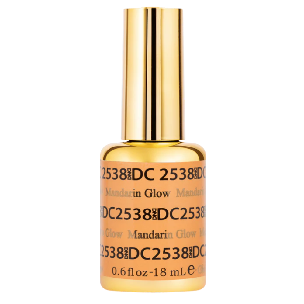 Gel bottle of DND DC Gel 2538 Mandarin Glow