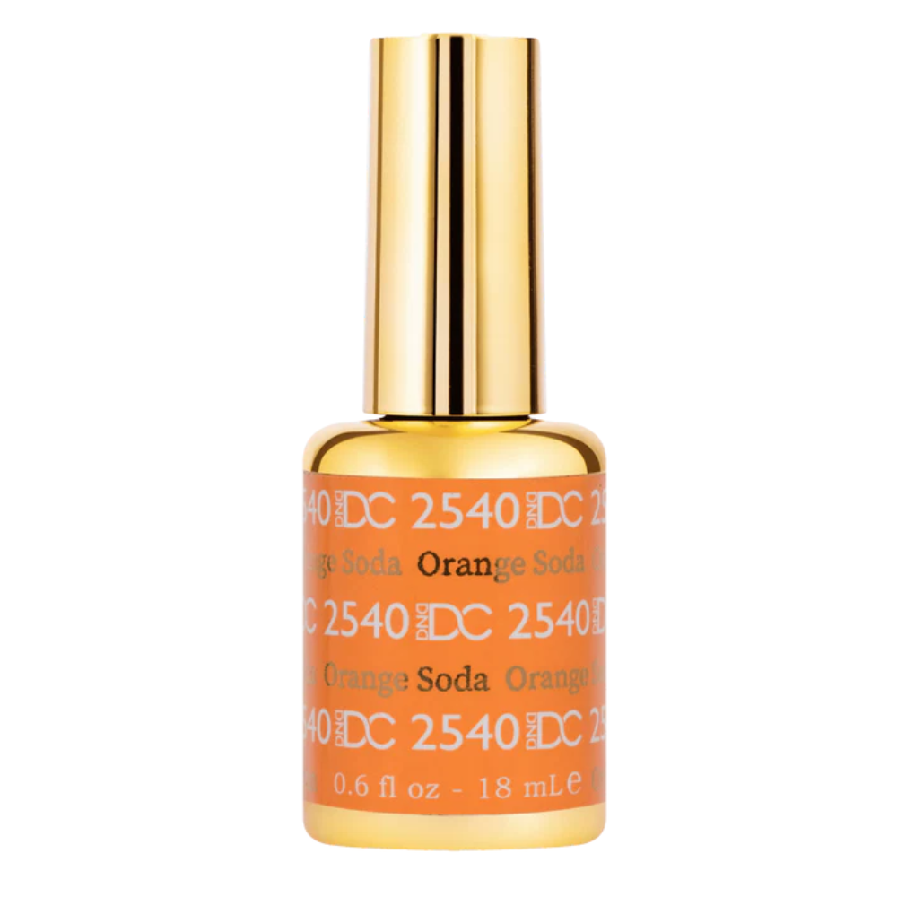 Gel bottle of DND DC Gel 2540 Orange Soda
