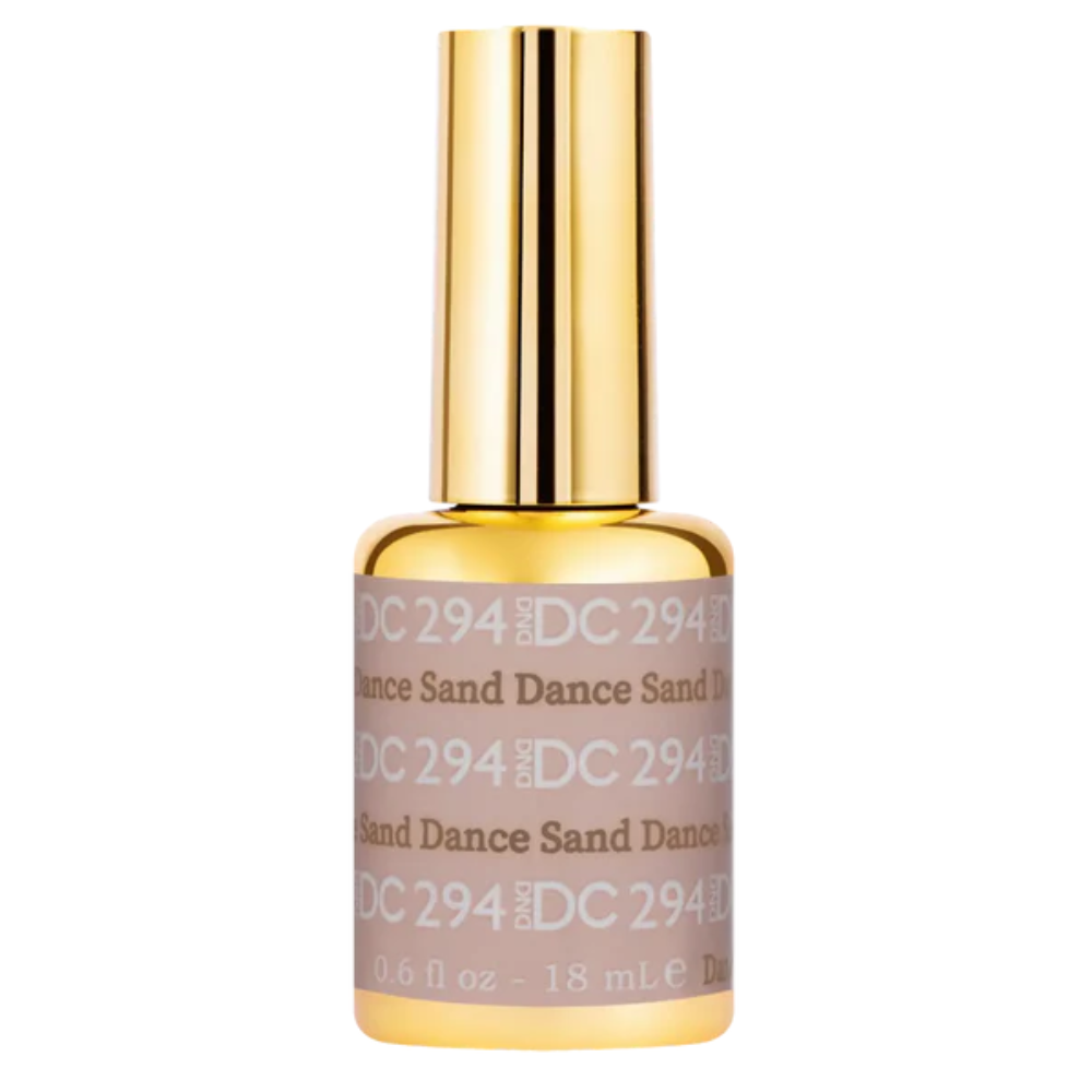 Gel bottle of DND DC Gel 294 Sand Dance