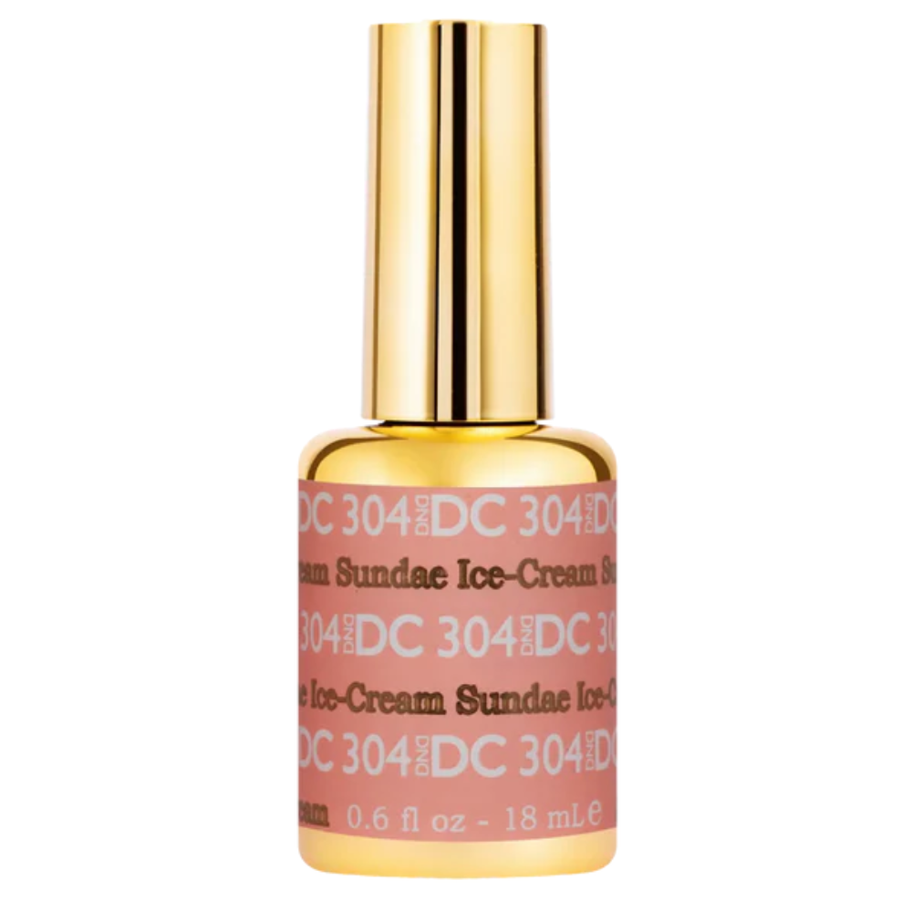 Gel bottle of DND DC Gel 304 Ice-Cream Sundae