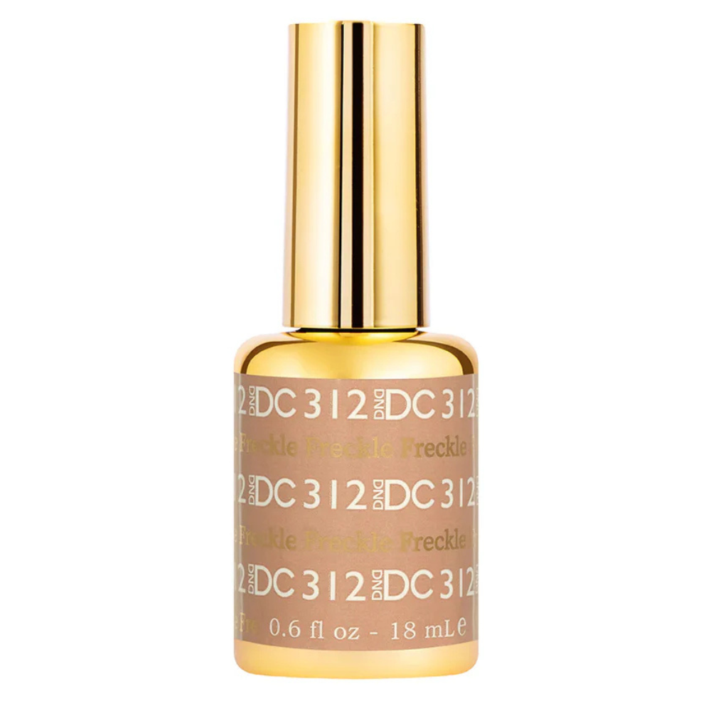 Gel bottle of DND DC Gel 312 Freckle