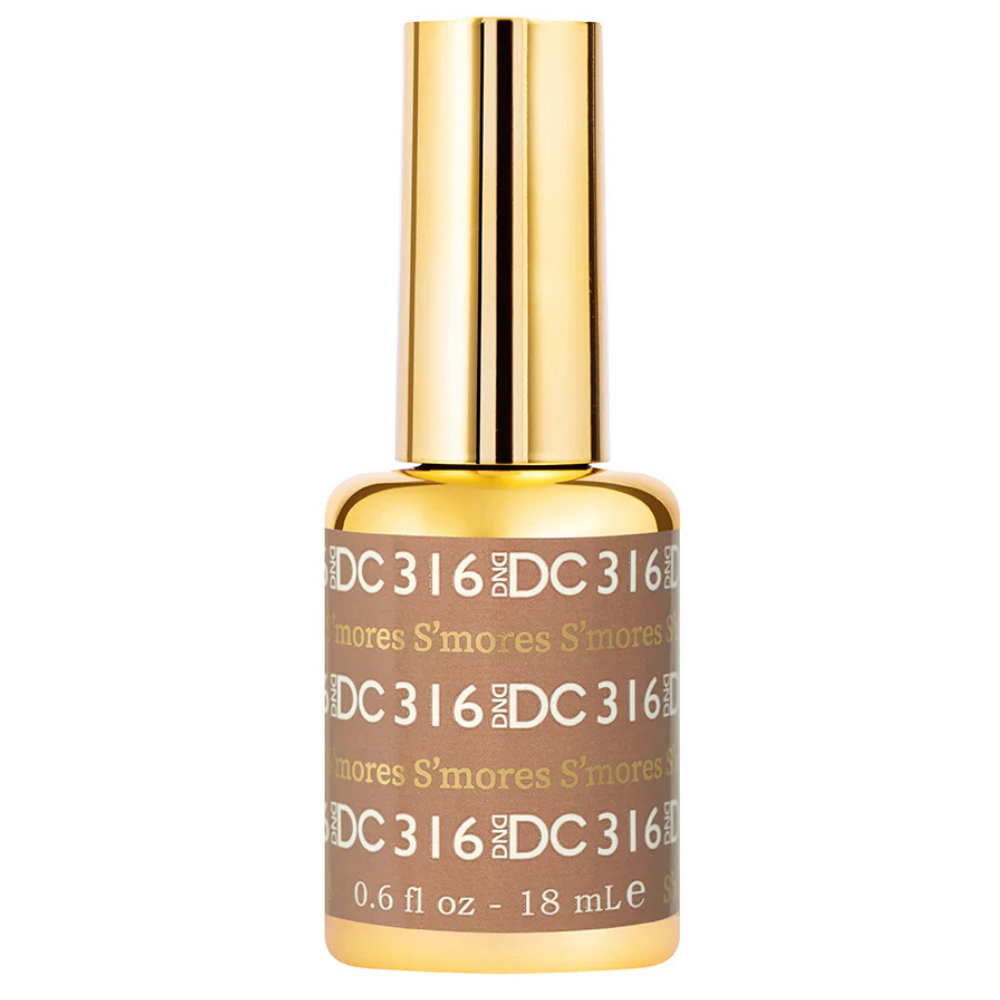 Gel bottle of DND DC Gel 316 S'mores